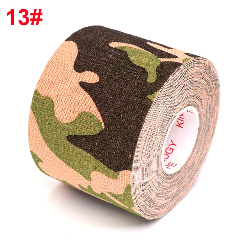 5-Size Waterproof Kinesiology Tape – Elastic Athletic Bands for Sports Recovery, Gym, Muscle Pain Relief & Strapping Support