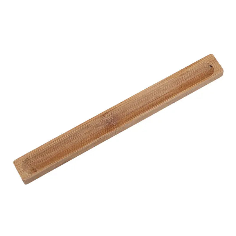 New Useful Bamboo Material Stick Plate Incense Holder Fragrant Ware Stick Incense Burner Bamboo Line Incense Burner