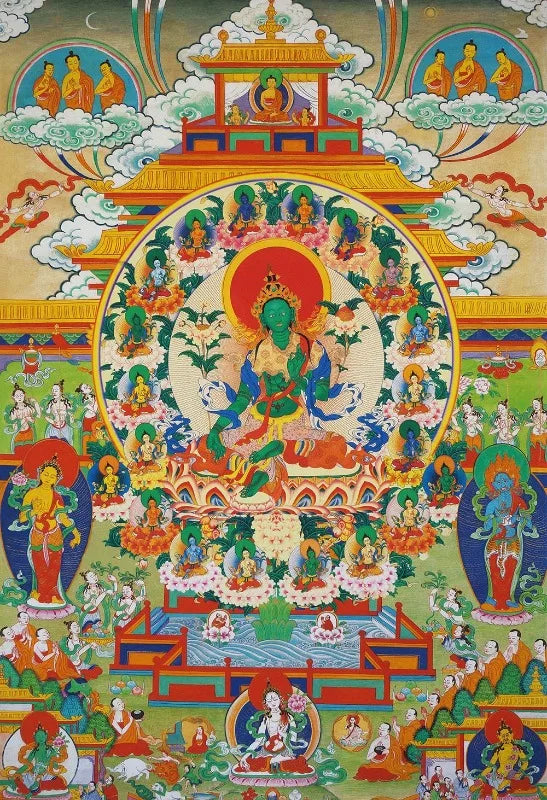 Buddhist Bodhisattva Canvas Art