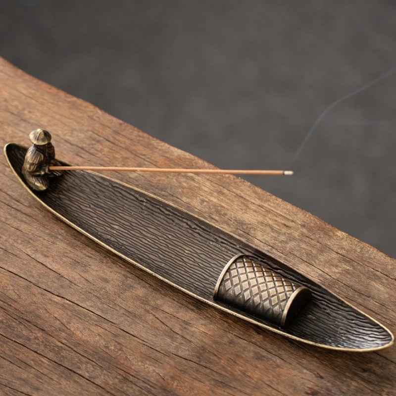 Japanese-Style Fishing Boat Incense Holder