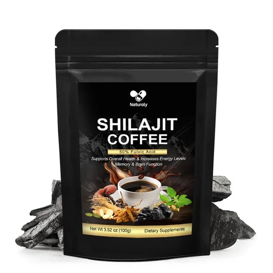 Himalayan Shilajit Coffee High Potency for Energy Boost & Immune Support 85+ Trace Minerals For Focus Healthy Care
