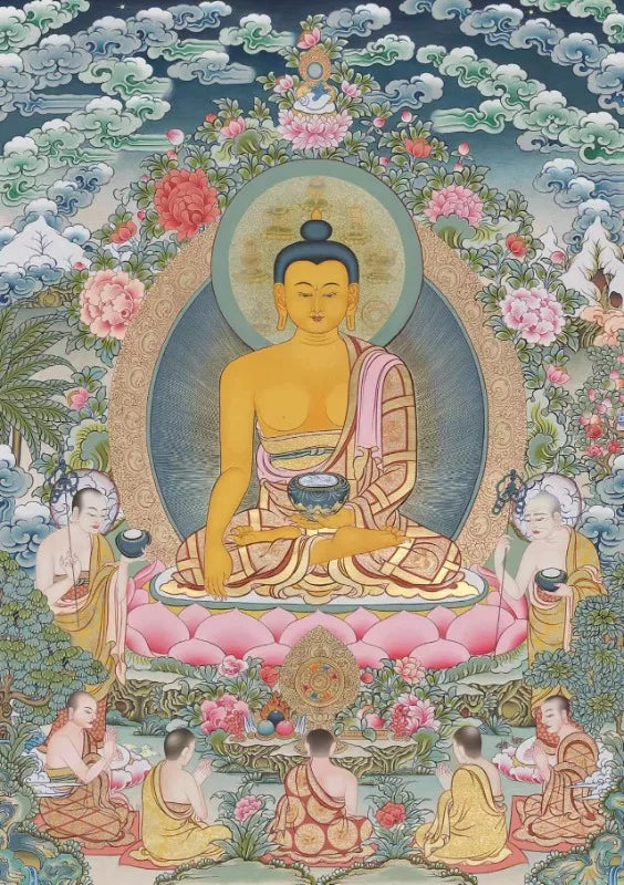 Buddhist Bodhisattva Canvas Art