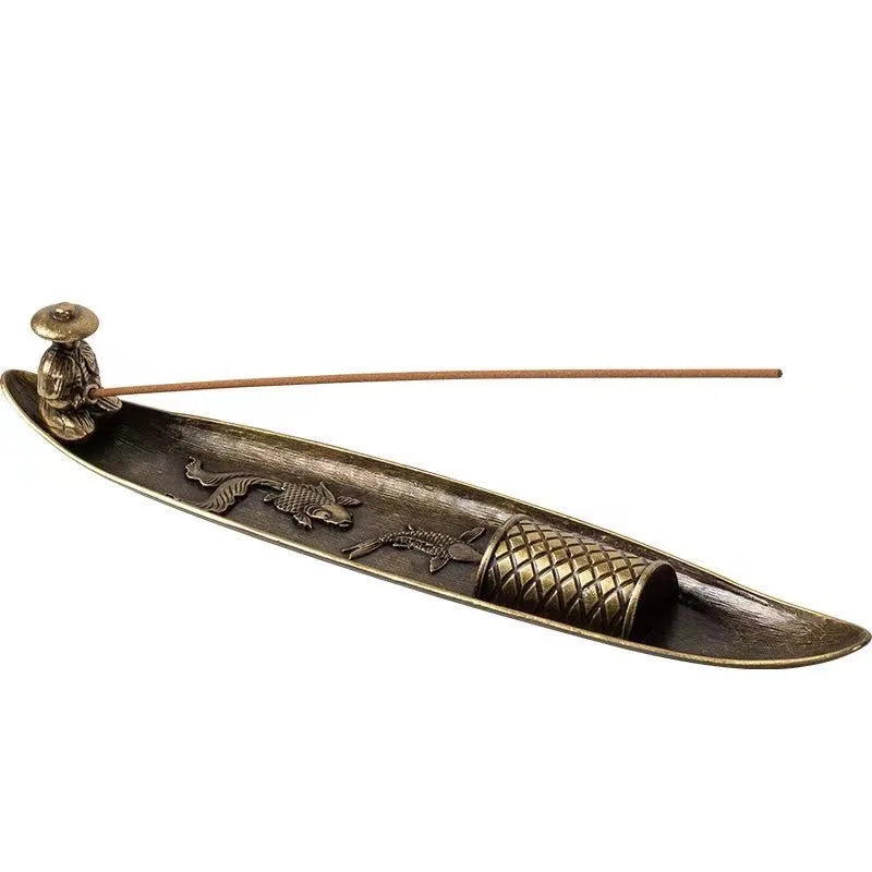 Japanese-Style Fishing Boat Incense Holder