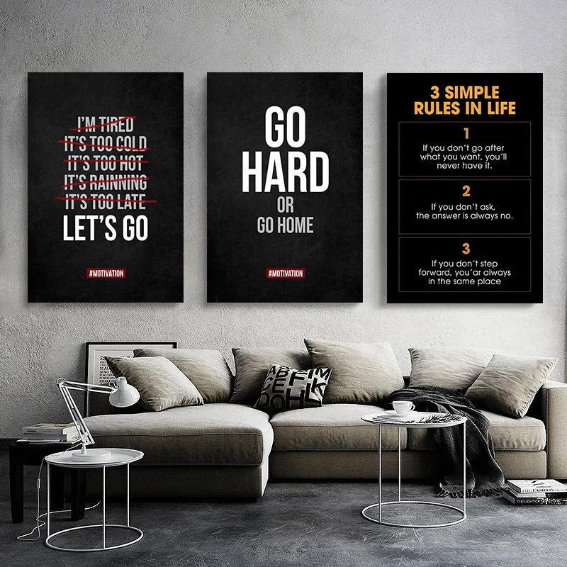 Lion Mindset Motivational Canvas