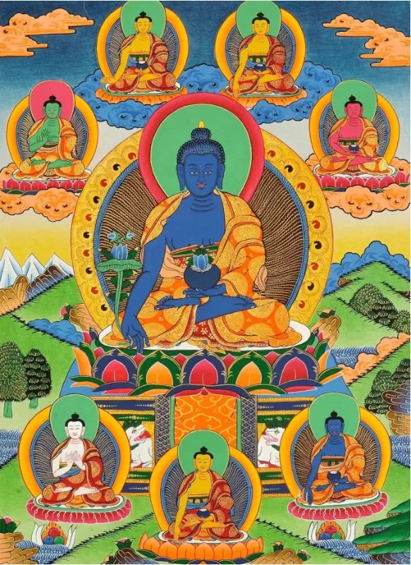 Buddhist Bodhisattva Canvas Art