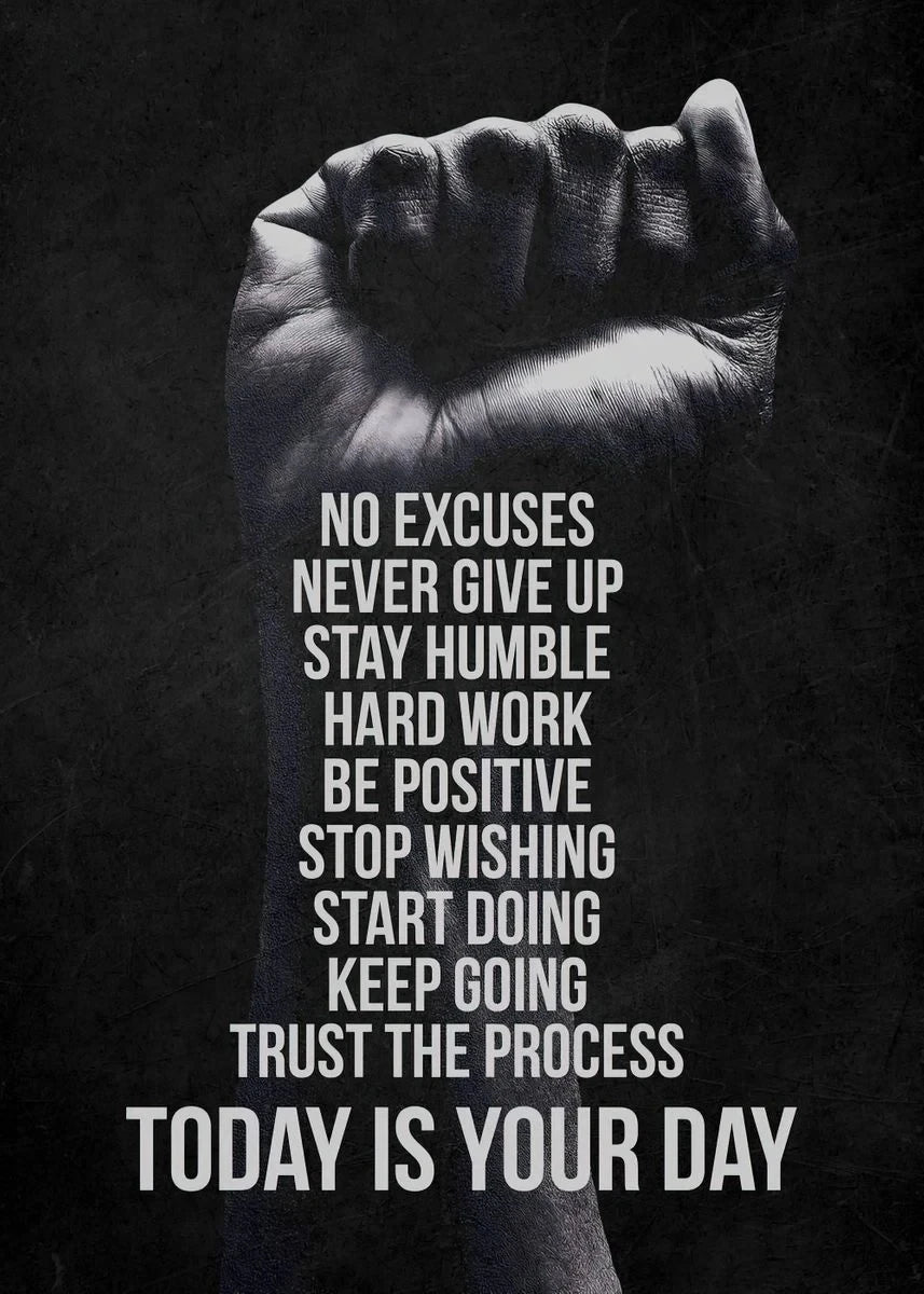 Lion Mindset Canvas Poster